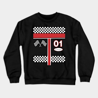 Race Car Driver For Halloween Crewneck Sweatshirt